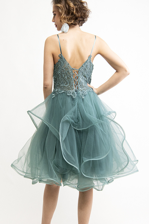Robe courte tulle