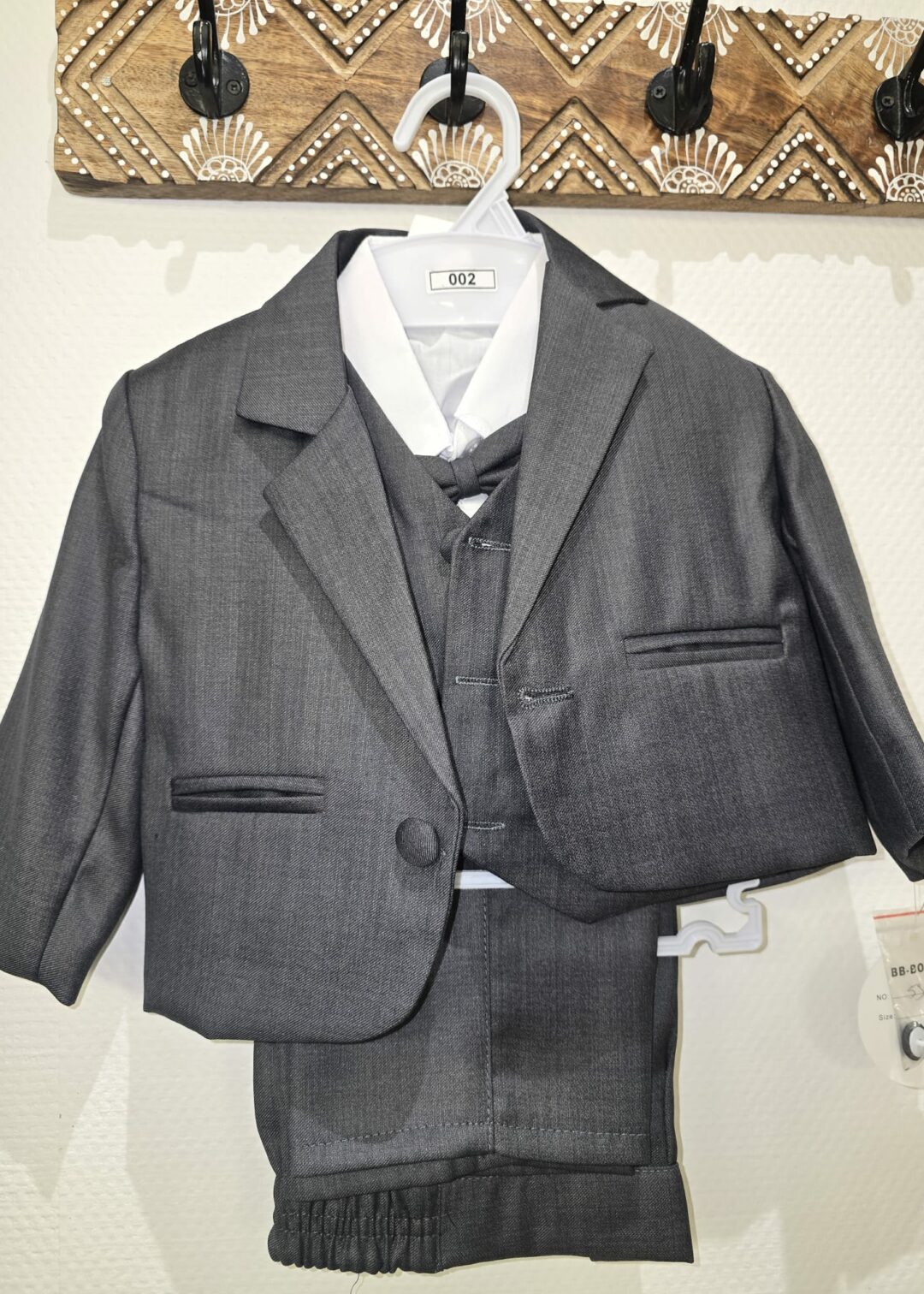 Costume bébé gris